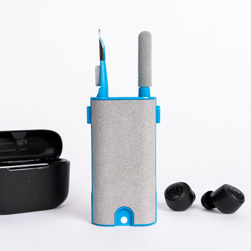 JLab Multipurpose Cleaning Kit for Your Headphones, Earbuds, Keyboard, Mouse/Mice, Microphones, Laptop, Tablet, Cellphone (iPhone or Android), Sma...
