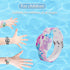 Waterproof AirTag Bracelet for Kids, Soft Silicone Air Tag Hidden Holder Case Compatible with Apple Airtag, Adjustable Anti-Lost Printed Strap Gps...