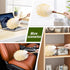 Lambswool Duster 15.9 Inch Handheld Wooden Wool Duster for Cleaning Window Blinds Computer Furniture (2PCS)...