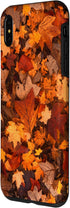 iPhone XS Max Autumn Season Happy Fall Leaves Thanksgiving Cell Phone Case...
