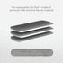 Click Clean 3-Pack Replaceable Felt Pads, Magnetic Whiteboard Eraser Felt Pads, Designed for Click Clean Replaceable Dry Erase Board Eraser, Inten...