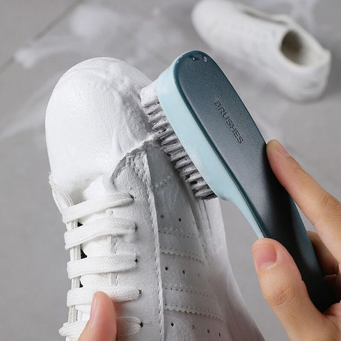Laundry Scrub Brush 2 Pack Soft Bristle Brush Cleaning Brush for Stains Clothes Scrubbing Brush Household Cleaning Tool for Bathroom Countertops B...