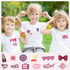 MTLEE 40 Pcs Pink Iron on Patches Embroidered Cute Applique Patches Appliques Pretty Preppy Unicorn Assorted Styles Cowgirl DIY Sew for Clothes Ja...