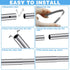 12Pcs Pool Brush Clip V-Shaped Clip, Easy to Install Pool Accessories Tools Pool Pole Clips Pool Hooks for Poles, Applies to Stainless Steel Clips...