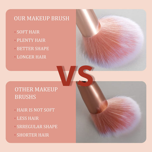 16PCs Marble Makeup Brushes Set Premium Synthetic Face Eye Lip Make Up Brush Kits for Foundation, Powder,Eyeshadow,Eyebrow,Eyelash,Eyeliner,Blendi...