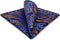 S&W SHLAX&WING Men's Ties Neckties Navy Dark Blue Paisley Matching Pocket Square...