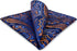 S&W SHLAX&WING Men's Ties Neckties Navy Dark Blue Paisley Matching Pocket Square...