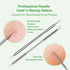 Pimple Popper Tool Kit,Blackhead Remover Tool 5 Pcs Blackhead Extractor Tool for Face Comedone Zit Acne Whitehead Blemish, Stainless Steel Extract...