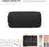 Della Gao Small Pencil Case Large Capacity Pencil Pouch Marker Pen Bag Coin Pouch Office Stationery Organizer (Balck)...