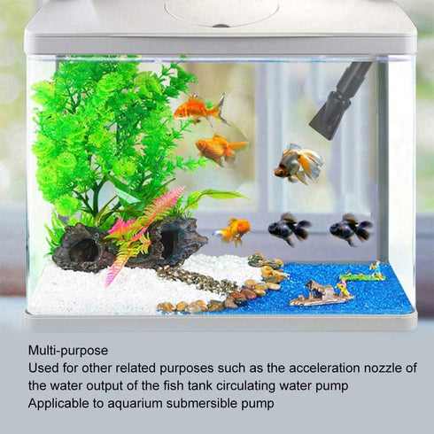 Zerodis 360 Degree Rotating Elbow, Fish Nozzle Water Fish Water Outlet Tube Pump Fitting Function Fish Water Tool...