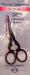 Tooltron 334 Victorian Embroidery Scissors with Red Handles...