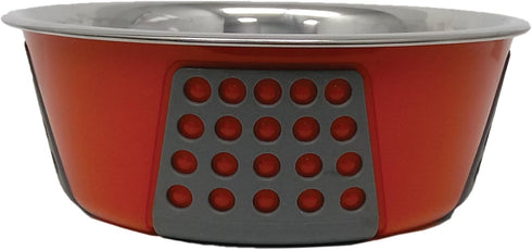 Ethical Pets 58522 Spot Tribeca Dog Bowl, Red, 55 oz...