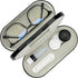 2 in 1 Contact Lens Case and Glasses Case,Double Sided Dual Use Design with Mirror, Tweezer and Contact Lens Solution Bottle,Portable Soak Storage...