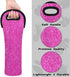 Wine Carriers and Totes 1 Bottle Pink Color Insulated Wine Bag with Handles Single Bottle Wine Cooler Bags for Travel...
