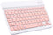Ultra-Slim Bluetooth Keyboard Portable Mini Wireless Keyboard Rechargeable for Apple iPad iPhone Samsung Tablet Phone Smartphone iOS Android Windo...