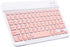 Ultra-Slim Bluetooth Keyboard Portable Mini Wireless Keyboard Rechargeable for Apple iPad iPhone Samsung Tablet Phone Smartphone iOS Android Windo...