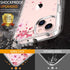 GiiKa for iPhone 13 Case with Screen Protector, Clear Full Body Protective Floral Girls Women Shockproof Hard Case with TPU Bumper Cover Phone Cas...