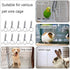 20Pcs Spring Door Latch for Cages Metal Finger Spring Hooks 2 Sizes Multi-Functional Wire Cage Spring Latch Security for Fixing Pet Cage Door Dog ...