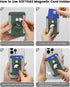 Magnetic Phone Wallet for Apple MagSafe, Card Wallet Holder for iPhone 15 Pro Max/15 Plus/15 Pro/15, 14 Pro Max/14 Plus/14 Pro/14, 13 Pro Max/13 P...
