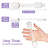 Baby Proofing Safety Cabinet Locks - Child Proof Latches for Dresser Drawer Cupboard Doors Closet Oven Refrigerator Fridge - Adjustable Childproof...
