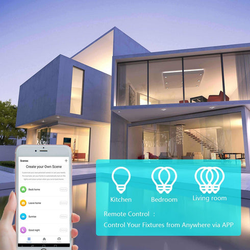Smart Light Switch, WiFi Switch Touch Wall Switch 1 Gang, Compatible with Alexa Google Home......