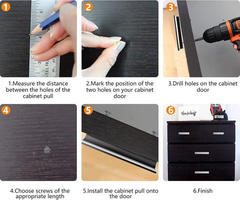 5-Inch Polished Chrome Square Cabinet Handle Chrome Drawer Knob Dresser Handle Drawer Button Square Cabinet Knob Locker TV Cabinet Handle 2-Pack (...