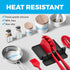 Black Silicone Spoon Rest for Stove Top with Drip Pad (Two Pack) - Heat-Resistant, BPA-Free Utensil Rest & Spoon Holder for Kitchen Counter - Gril...