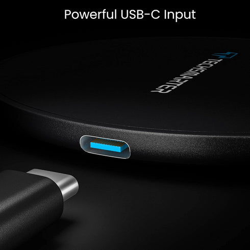 Techsmarter 15W Fast Charging Wireless Charger Pad.......