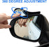 LivTee Blind Spot Mirror with Side Mirror Rain Guard, Carbon Fiber 2-in-1 Side Mirror Covers Kit with Wide Angle Adjustable Stick for Cars SUV and...