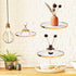 Cityelf Floating Shelves Wall Mounted Gold Wall Decor Iron Glass Hanging Shelf Home Decor Set of 3 Display Ledge Shelves for Living Room Bedroom O...
