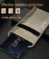 LVFEIER Security Pouch - Cell Phone Anti-Tracking Anti-Spying GPS RFID Signal Blocking Bag Shielding Pouch Wallet Case for Cell Phone Privacy Prot...