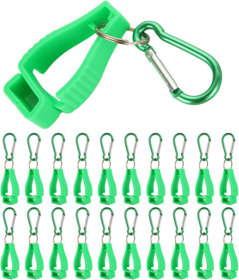 20PCS Glove Clips for Work, Glove Holder Clip Work Safety Clip for Construction Guard Labor, Glove Grabber Glove Keeper Belt Glasses Helmets Hange...