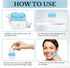 Ice Roller for Face and Eyes Facial Skin Care Tool 2-in-1 Ice Roller for Face & Eyes - Reduces Puffiness, Relieves Migraines, with Travel Case - I...