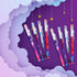 Kolewo4ever Galaxy Stackable Pencil Outer Space Multi Point Pencils Non Sharpening Pop up Pencil with Matching Eraser Teacher Supplies for Classro...