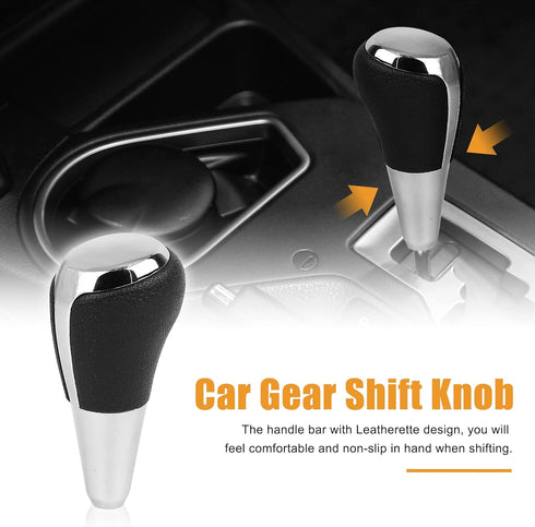 X AUTOHAUX Car Automatic Stick Gear Shift Knob Handle Shifter Cover for Toyota Camry for Toyota Corolla for Toyota Rav4 2013-2017...