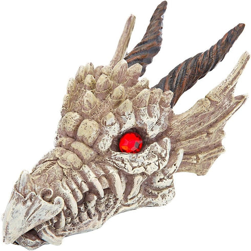 Penn-Plax Deco-Replicas Dragon Skull Gazer Aquarium Decoration – Safe for Freshwater and Saltwater Fish Tanks – Small...