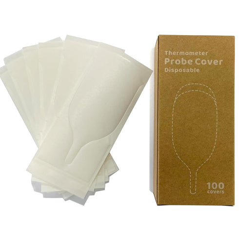 Disposable Cover for Rectal Thermometers - Special for Large Display & Short Probe Baby/Pet Rectal Thermometers (Covers -100 pcs)...