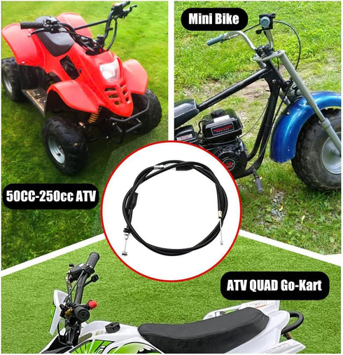 7/8'' 22mm Throttle Cable for Chinese 50cc 70cc 90cc 110cc 125cc 250cc Coleman CT200U Kazuma TaoTao ATV Quad Go Kart...