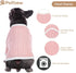 Small Dog Pullover Sweater Winter Warm Puppy Clothes, Classic Cold Weather Cable Knitwear Cat Apparel, Turtleneck Color Block Christmas Holiday Pe...