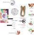 Uniquilling Quilling Kit, Paper Quilling Kits, 8 * 10-in Colorful Yin Yang Paper Filigree Kits with Quilling Tools& Using Manual, DIY Quilling Art...