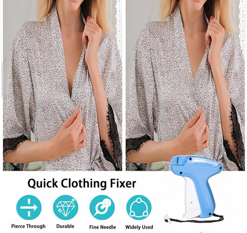 Stitchy Gun for Clothing, Fine Stitch Gun Quick Clothing Fixer for Clothes, 2024 New Stitchy Quick Clothing Fixer, Mini Quick Repair Garment Sewin...