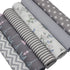 aufodara 6Pcs 20x20 Inch Cotton Fabric Squares Bundles for Sewing Quilting Patterns Textile Patchwork Fabric Pre-Cut Fabric Fat Quarters for DIY C...