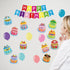 31Pcs Happy Birthday Bulletin Board Set Birthday Wall Classroom Decoration Cutouts for Calendars Bulletin Boards Classrooms....