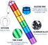 Portable Pill Case Keychain Waterproof 7 Days Pill Holder Travel Pill Container Portable Medicine Keychain Daily Airtight Pill Organizer for Outdo...