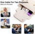 ???????? ???????????????? for Apple Watch Charger,2 in 1 iPhone and iWatch Wireless Magnetic Fast Charging,Long USB C to Lightning Cable 6FT for A...