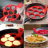 Silicone cake mold,silicone mold?pancake mold? silicone egg ring, non stick egg rings,Egg Cooking Circle, perfect omelet mold or pancake ring, reu...