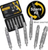 Damaged Screw Extractor - Remover for Stripped Head Screws Nuts & Bolts | Drill Bit Tools for Easy Removal of Rusty & Broken Hardware | High Speed...