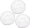 MECCANIXITY Electric Fan Dust Cover 16 Inch Lace Decor Washable Dustproof Guard Mesh Net for Protection, White Pack of 3...