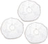 MECCANIXITY Electric Fan Dust Cover 16 Inch Lace Decor Washable Dustproof Guard Mesh Net for Protection, White Pack of 3...