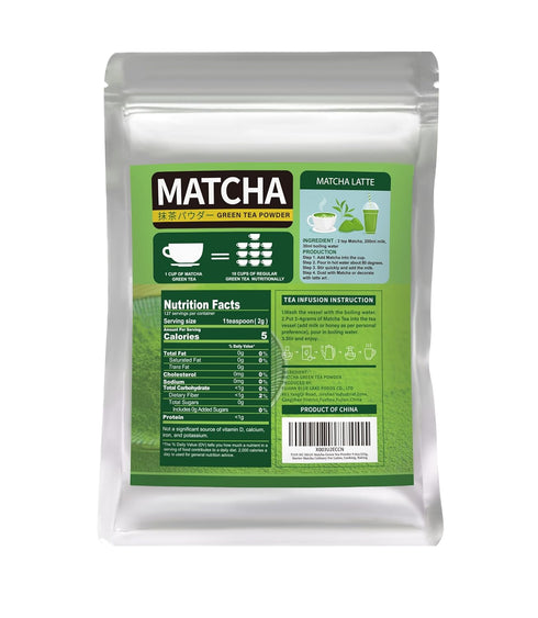 TIAN HU SHAN Matcha Green Tea Powder 9.0oz/255g, Culinary Matcha For Lattes, Cooking, Baking...